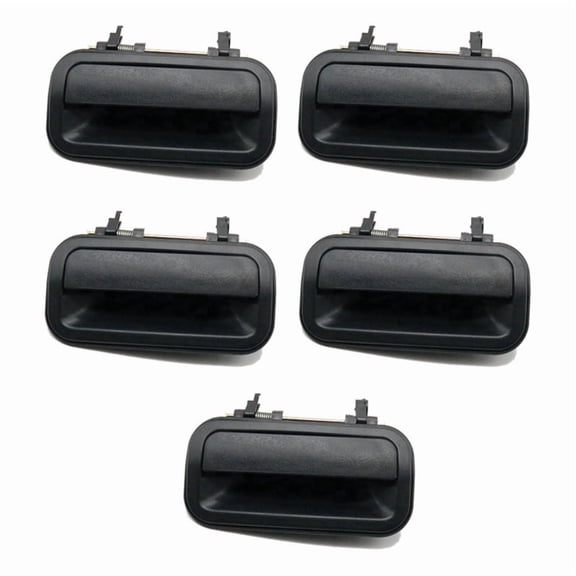 5X IZ1520106 Car Black Exterior Rear Left Door Handles Replacement for Rodeo Pickup 1998 1999 2000 2001 2002 2003,5 x Door Handle,Black