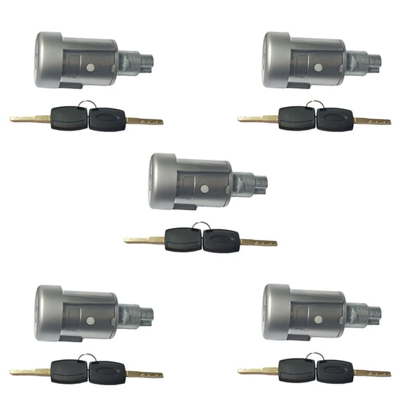 5X Ignition Lock Ignition Switch with 10 Keys Kits for Transit Custom Transit MK8 1926227