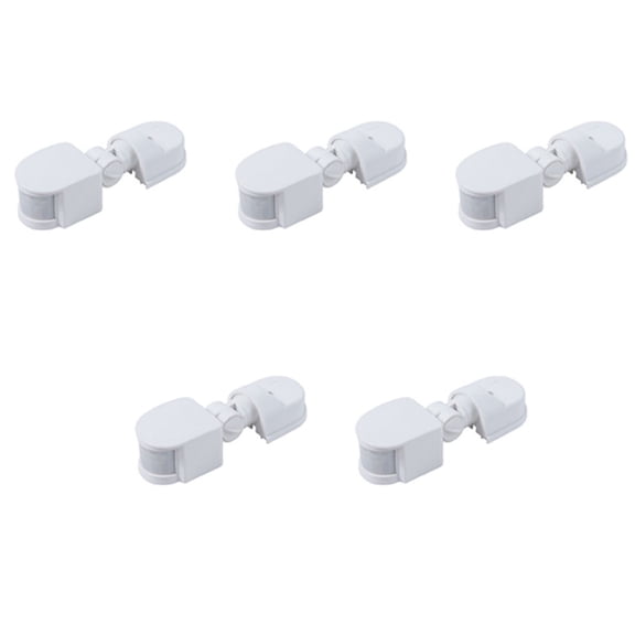 5X Infrared Motion Sensor AC110V240V Adjustable Sensor Switch for PIR Body Motion Sensors for Multiple Scenarios(White)