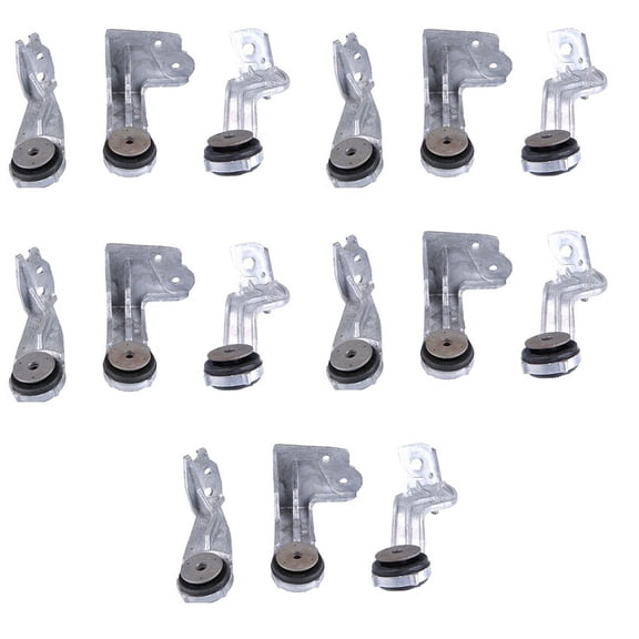 5X Intercooler Assembly Bracket 9803778980 9803779180 9803778880 for 308S 408 4008 1.2THP 1.6THP 1.8THP,5 set x Intercooler bracket,silver