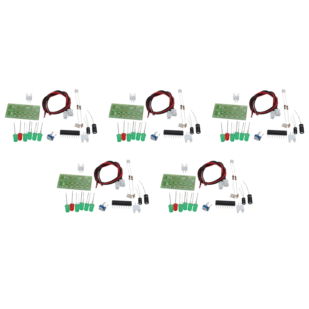 5X KA2284 Audio Level Meter Level Indicating Suit LED Indicator DIY Kit