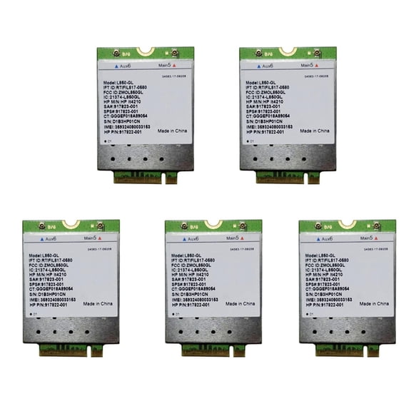 5X L850- LT4210 FDD-LTE TDD-LTE 4G Card 4G Module ,917823-001 for 430 440 450 G5 Notebook