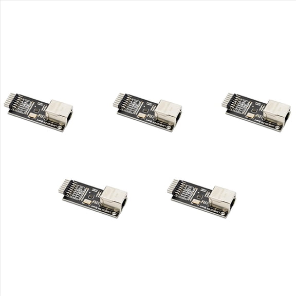5X LAN8720 Module Network Module Ethernet Transceiver RMII Interface Development Board,5Pcs x Development board,Black