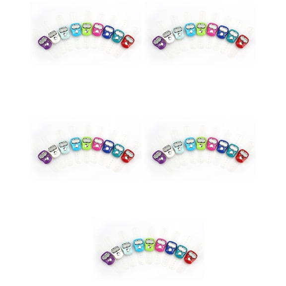 5X LCD Electronic Finger Hand Ring Knitting Row Tally Counter Pedometer Digital Hand Tally Counter Random Color,5 x Hand Tally Counter,Random Color