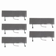 5X LED Matrix Panel, WS2812B RGB 832 Pixels Digital Flexible Dot Matrix Individually Addressable LED Display Screen