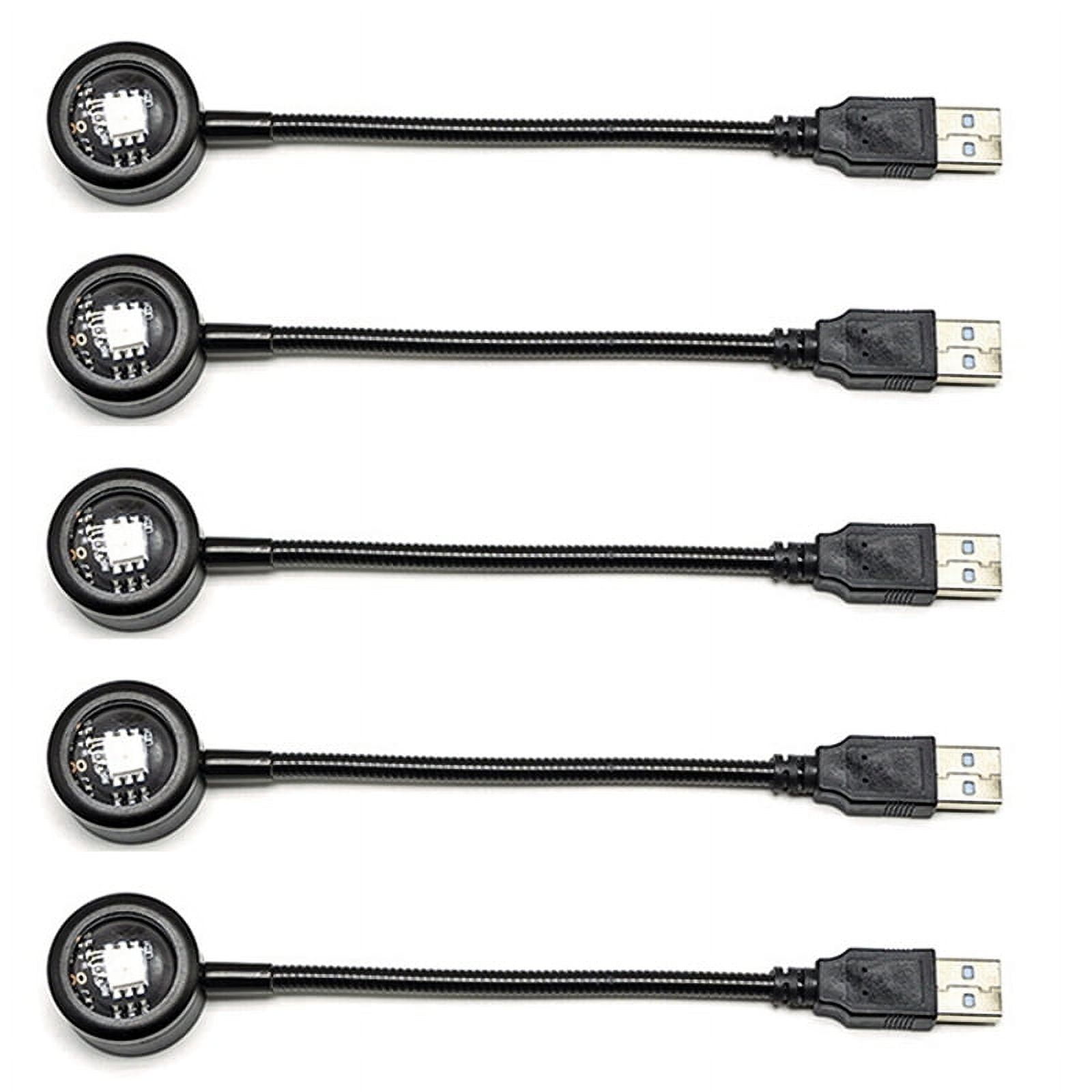 5X LED USB Sunset Lamp Night Light Projector Birthday Decoration Portable Mood Light for Bedroom Living ,Sunset