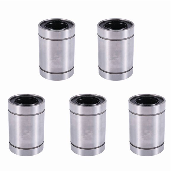 5X LM25UU 25mmx40mmx59mm Double Side Rubber Seal Linear Motion Ball Bearing Bushing