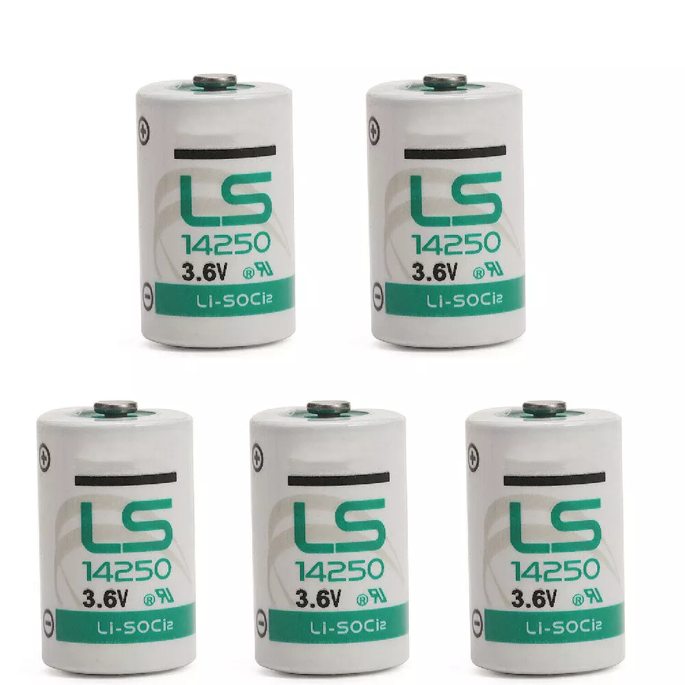 5X LS14250 For LS14250 1 2 AA Battery 3 6V Memory Backup High Capacity 5X LS14250 For LS14250 1 2 AA Battery 3 6V Memory Backup High Capacity
