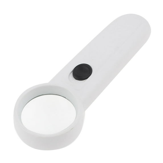 5X Lighted Magnifier Protable Magnifying Glass w Double Lights for Jewelry Reading