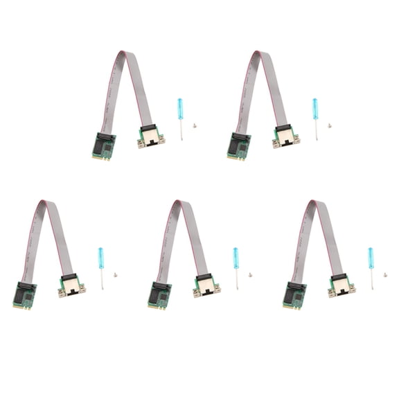 5X M.2 A+E KEY 2.5G Ethernet LAN Card RTL8125B Industrial Control Network Card M.2 Gigabit Ethernet Network Card