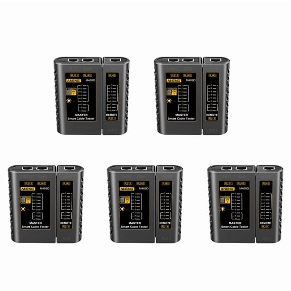 5X M469D RJ45 Cable Lan Tester Network Cable Tester RJ11 RJ12 CAT5 UTP LAN Cable Tester Networking Tool A