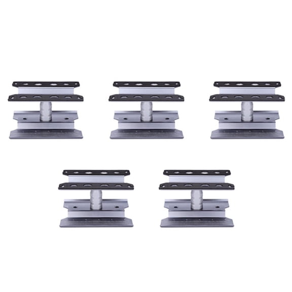 5X Metal RC Car Workstation Work Stand Repair 360 Degree Rotation for 1/8 1/10 1/12 1/16 Scale Models,Grey