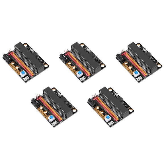 5X Micro-Bit Expansion Board IOBIT V2.0 Breakout Adapter Shield with Buzzer for Kids'S Python Programming