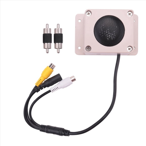 5X Microphone Speaker Device for Security Camera Outdoor Waterproof for IP Camera Audio Recording Two Way