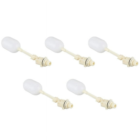 5X Mini DN15 1/2 Inch Spool Box Float Valve Connection Filling Valve Float Valve White,5 x 1/2 inch float valve switch,White
