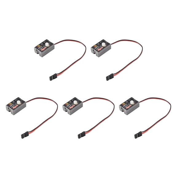 5X Mini Gyro Gyroscope for D12 1/10 RC Car Drift Racing Car Steering Output Integrated Compact Light-Weight Design