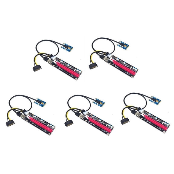 5X Mini PCIe to PCI Express 16X Riser for Laptop External Graphics Card GDC BTC Miner MPCIe to PCI-E Slot Mining Card