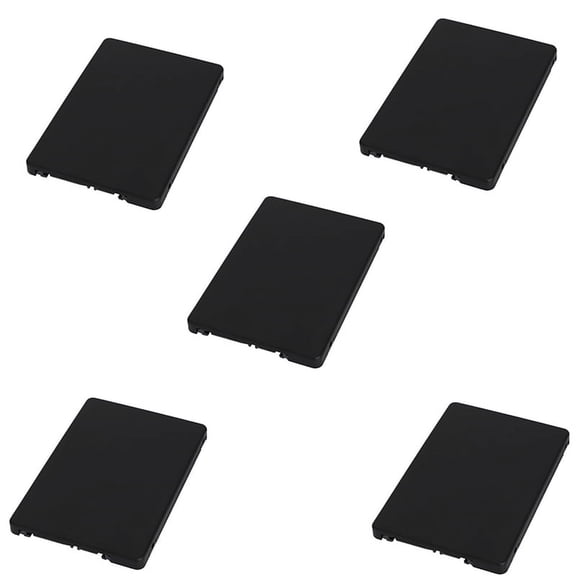5X Mini Pcie MSATA SSD to 2.5 Inch SATA3 Adapter Card with Case 7 mm Thickness Black