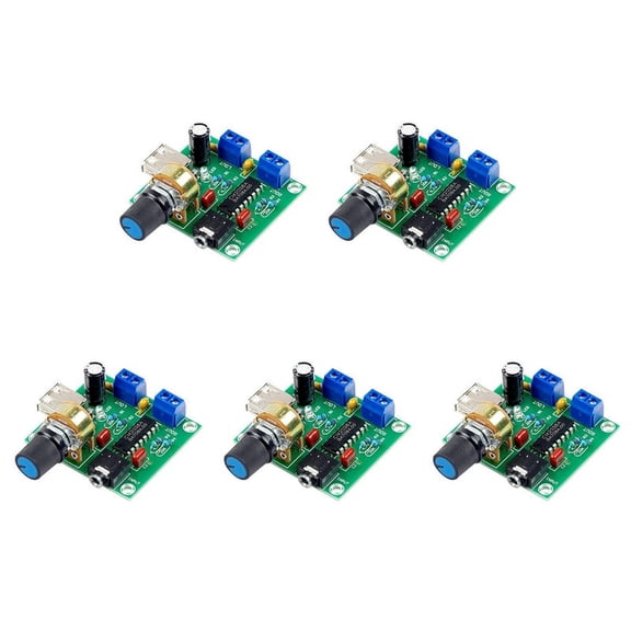 5X Mini Power Amplifier Board 5W+5W HiFi Two-Channel PM CM2038 5V USB Supply Power Audio Amplifier