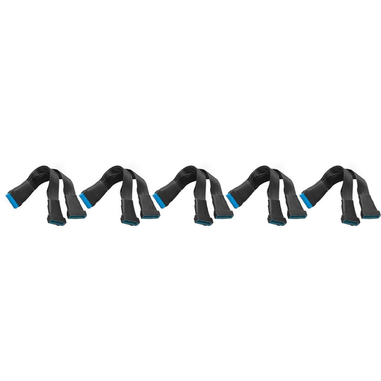 5X Motherboard USB 3.0 19PIN Header 1to2 Extension Splitter Cable 19Pin ...