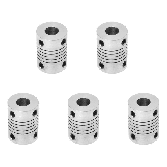 5X Motor Shaft 8mm to 8mm Joint Helical Beam Coupler Coupling D18L25