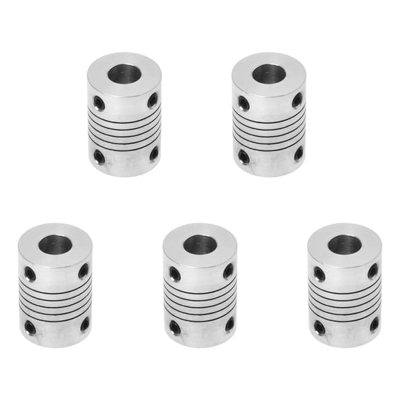 5X Motor Shaft 8mm to 8mm Joint Helical Beam Coupler Coupling D18L25