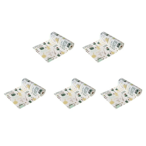 5X Multi-Function Drawer Shelf Liner Foam Paper for Kitchen Cabinets,Refrigerator,Drawers,Cabinets(Blue, 12 X 196Inch)