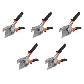 5X Multifunction Angle Trunking Scissors Manganese Pipe Cutter Angle Shears Automatic Wire Cutting Duct Trim