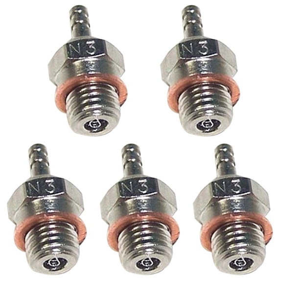 5X N3 Hot Glow Plug Spark for 70117 1/10 1/8 RC Truck Nitro Engine Parts