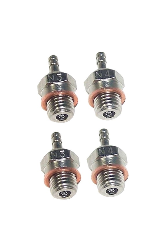 5X N4 Hot Glow Plug Spark for 70117 1/10 1/8 RC Truck Nitro Engine Parts