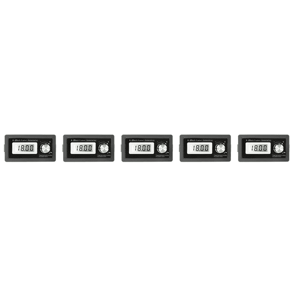 5X New 2-Wire 4-20MA Current Signal Generator Panel-Mounted Current Loop Generator 4 to 20MA Simulator High Precision