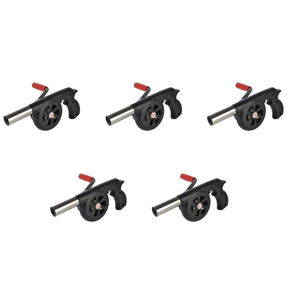 5X Outdoor Hand-Cranked Combustion Blower, Hand-Cranked Barbecue Blower, Suitable for Picnic Camping Fire Tools