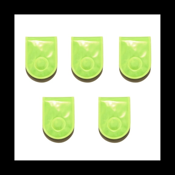 5X Outdoor Sports LED Safety Light Reflective Magnetic Clip on Strobe Running Walking Bike Cycling,5 x Magnet Light,yellow