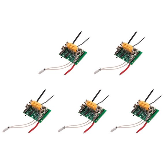 5X PCB Circuit Module Board Parts,Li-Ion Protection for Replacement Battery PCB Li-Ion 18V Battery PCB Chip Board