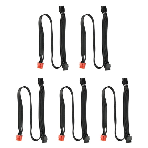 5X PCIe 8Pin to Dual 8Pin Power Cable PCI Express GPU 8Pin to 2 Port for TT Toughpower 1000W 1200W 1500W