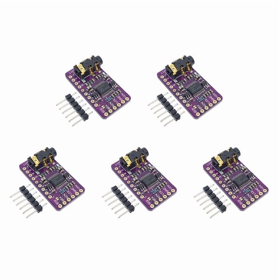 5X PCM5102 I2S IIS Digital Audio Decoder Module Stereo Digital-to-Analog Converter Voice Module for,5 x Digital Audio DAC Decoder Module,Purple