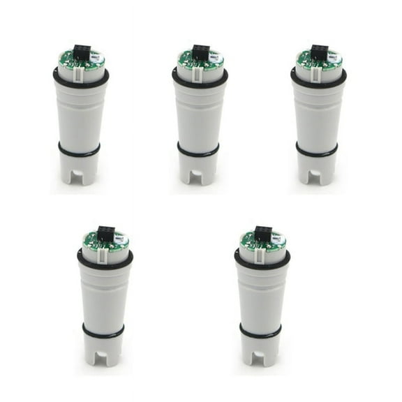 5X PH Meter Replacement Electrode Probe Water Tester Spare Part Probe Acidometer for Aquarium PH Meter Probe for PH818,5 * Tester Pen Probe,grey