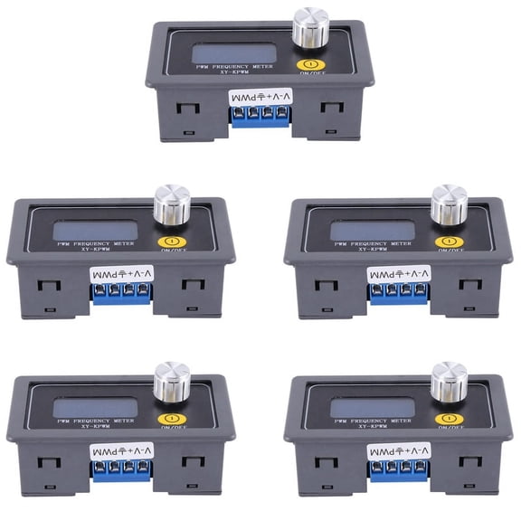 5X PWM Pulse Frequency Duty Cycle Adjustable Square Wave Signal Generator Module 1HZ-150KHZ Signal Generator LCD Display