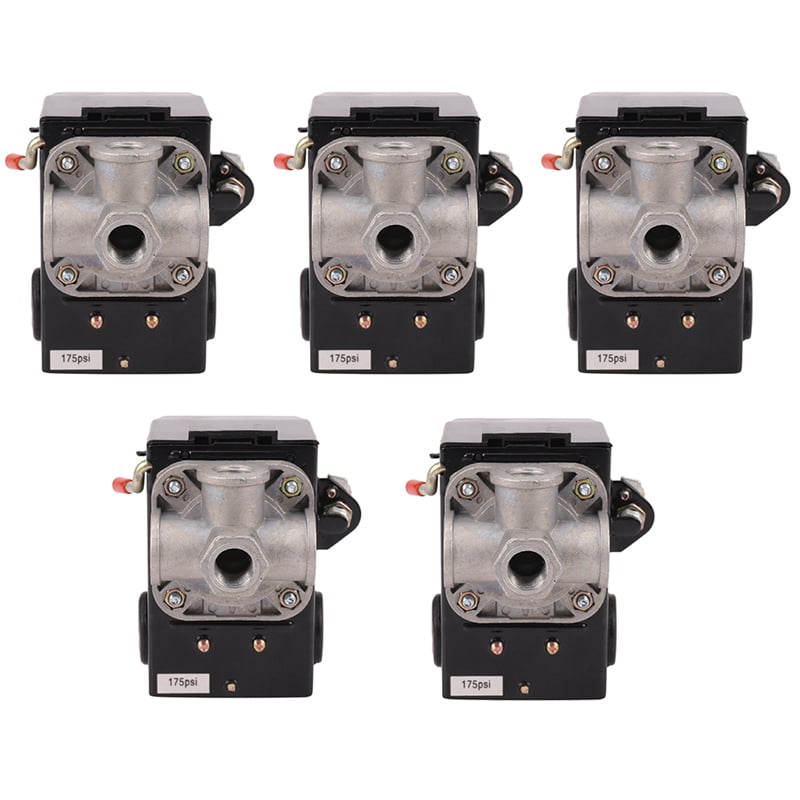 5X Pressure Switch Control Air Compressor 140-175 PSI 4 Port Heavy Duty ...