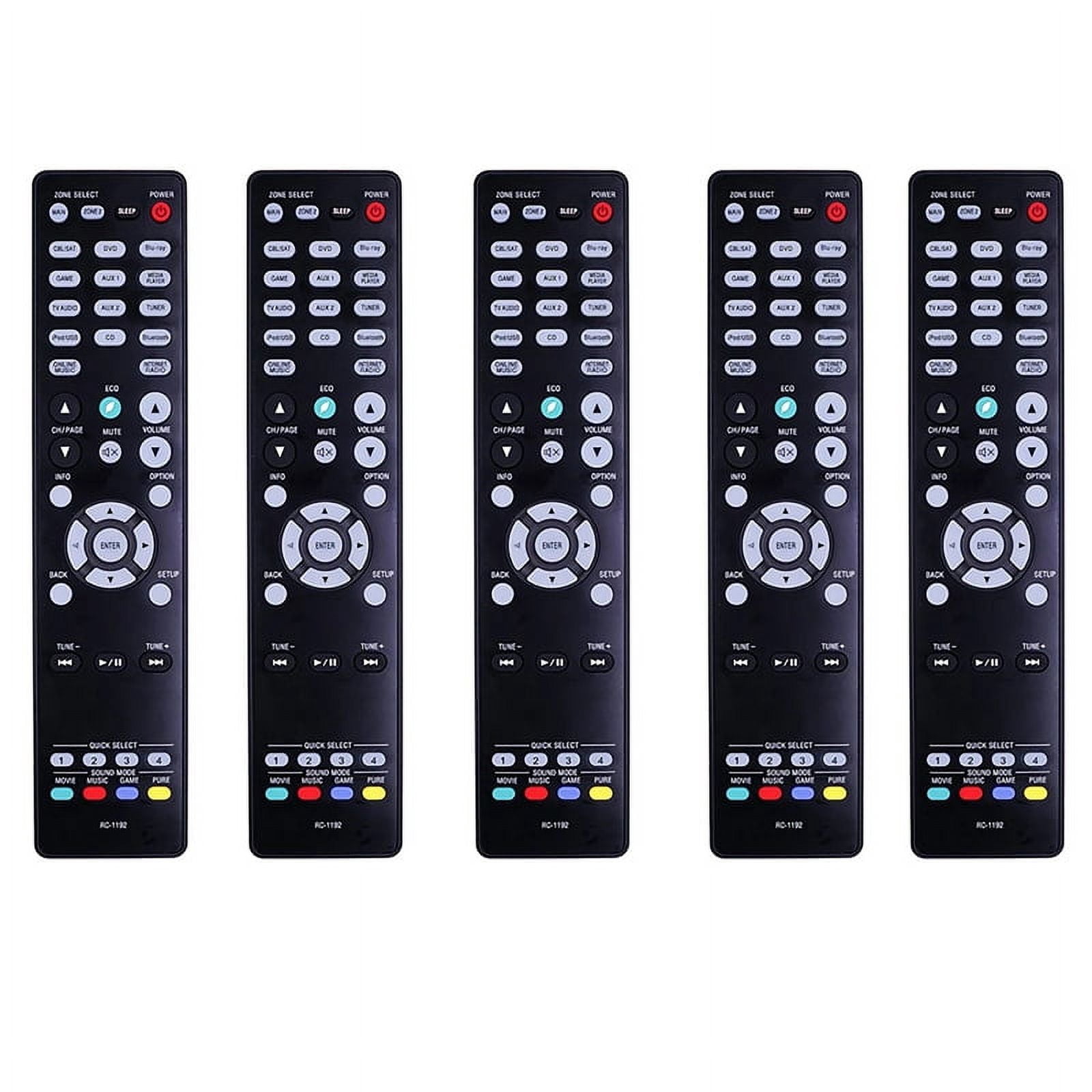 5X RC-1192 for AV RECEIVER AVR-S900W AVR-X2100W AVR-X2200W Remote ...