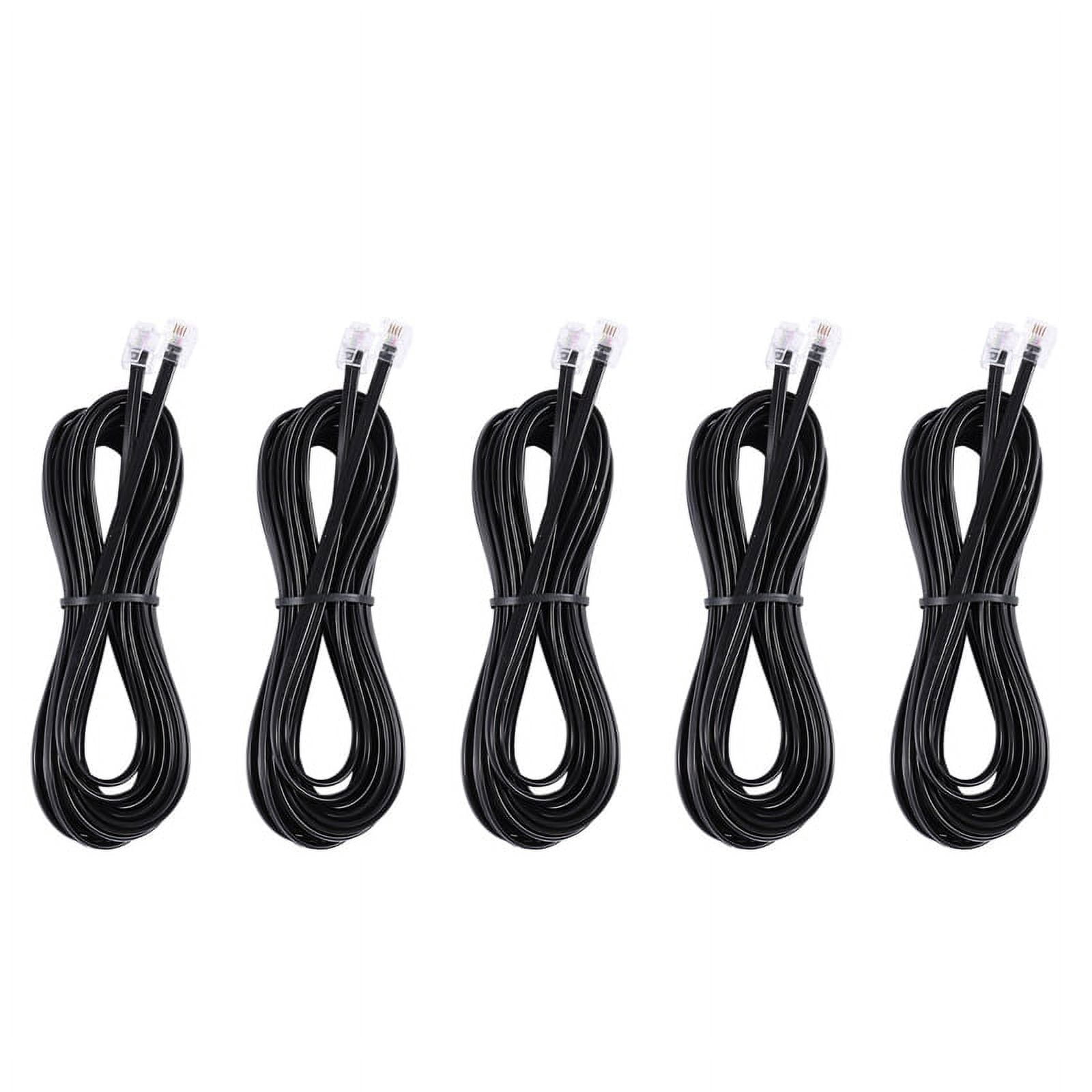 Adsl Cabe 5X RJ11 6P4C Telephone Cable Cord ADSL Modem 5 Meters - Walmart.com