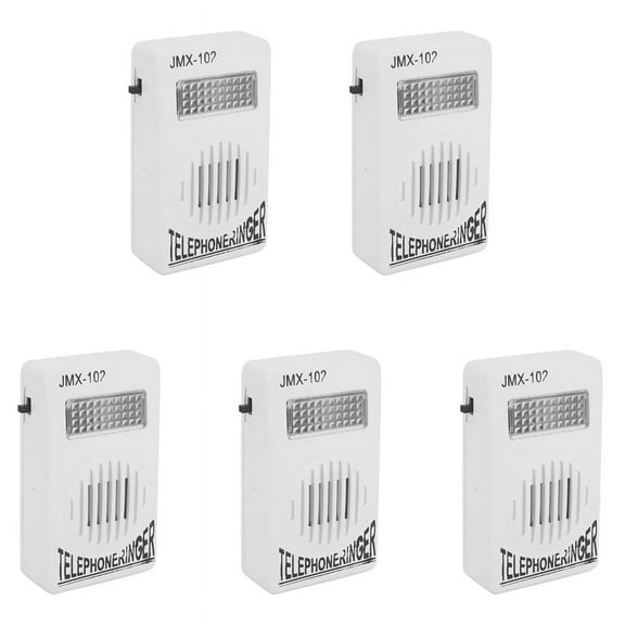 5X RJ11 Adapter Louder Telephone Ring Flash Amplifier Ringer for Landline Telephone