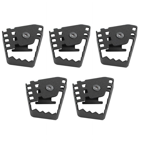 5X Rear Foot Brake Lever Pedal Enlarge Extension Pad Extender for F800Gs F700Gs R1200Gs Motorcycle Accessories,5* Brake Pedal Enlarge Extension,Black