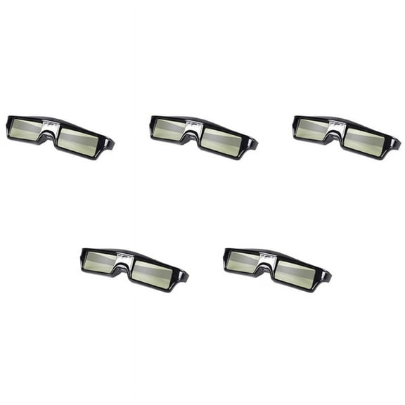 5X Rechargeable Active Shutter 3D Glasses for ALL Projector