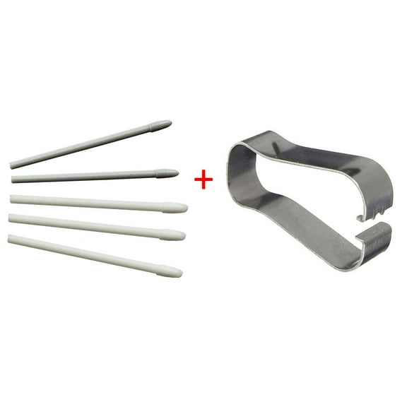 5X Replacement Touch Stylus Tips S Pen Nibs for Samsung Galaxy Note 9, Note 8, Galaxy Tab S3,Tab S4 Tab 2 + Tweezer Tool AT&T Verizon Sprint Tmobile Carriers Color White