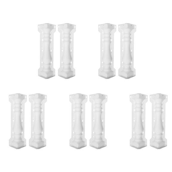 5X Roman Column Mold Balcony Garden Pool Fence Cement Railing Plaster Concrete Mold Column Mold Guardrail Building