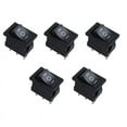 thumbnail image 1 of 5X SPDT ON-OFF-ON 3 Position Snap in Boat Rocker Switch AC 250V/6A 125V/10A,5 X Rocker Switch,As Shown, 1 of 8