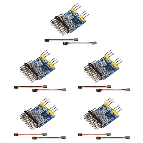 5X SPP-SBUS PPM PWM 3-Way Signal Conversion Module Converter 3.3-20V for RC Airpanle Drone Receiver