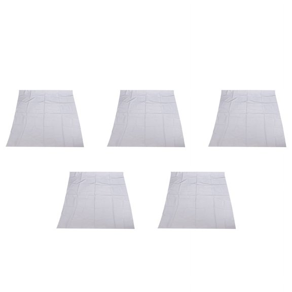 5X Silver Reflective Fabric Sew on Cloth Material Highlight Chemical Fiber 39.4Inch