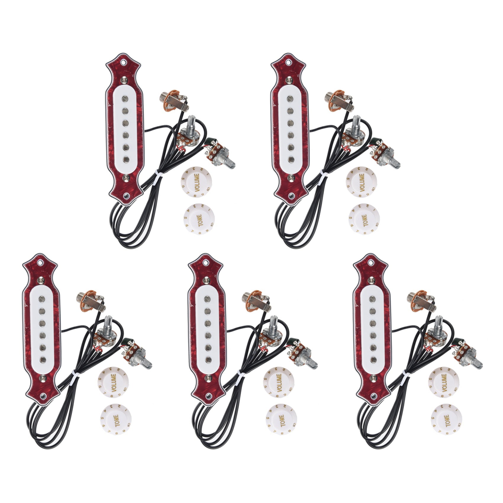 5X Single Coil Magnetic Acoustic Guitar Pickup